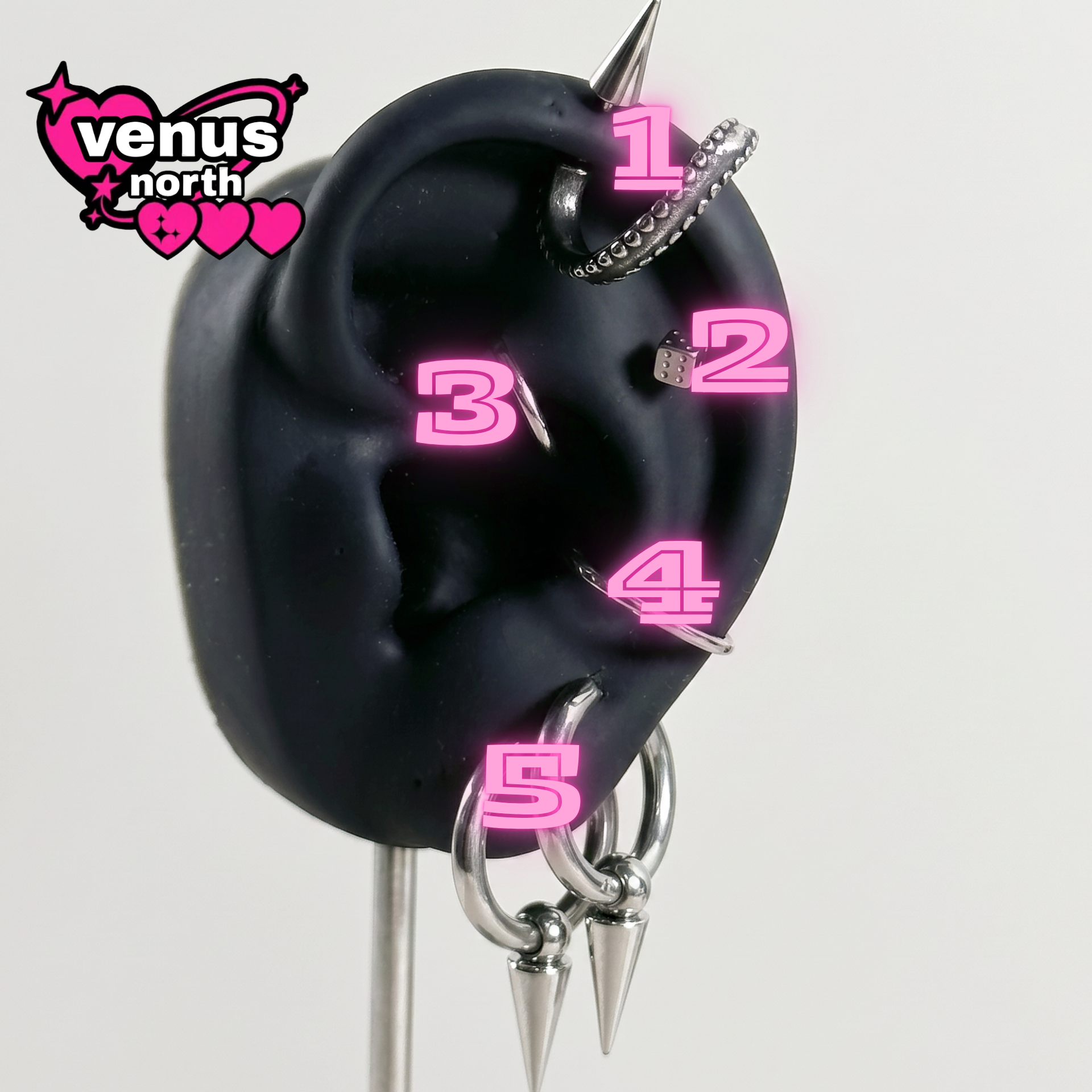 Dice ear stack