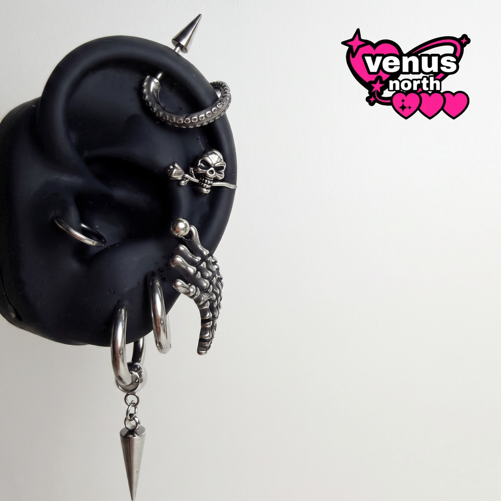 Skeleton ear stack