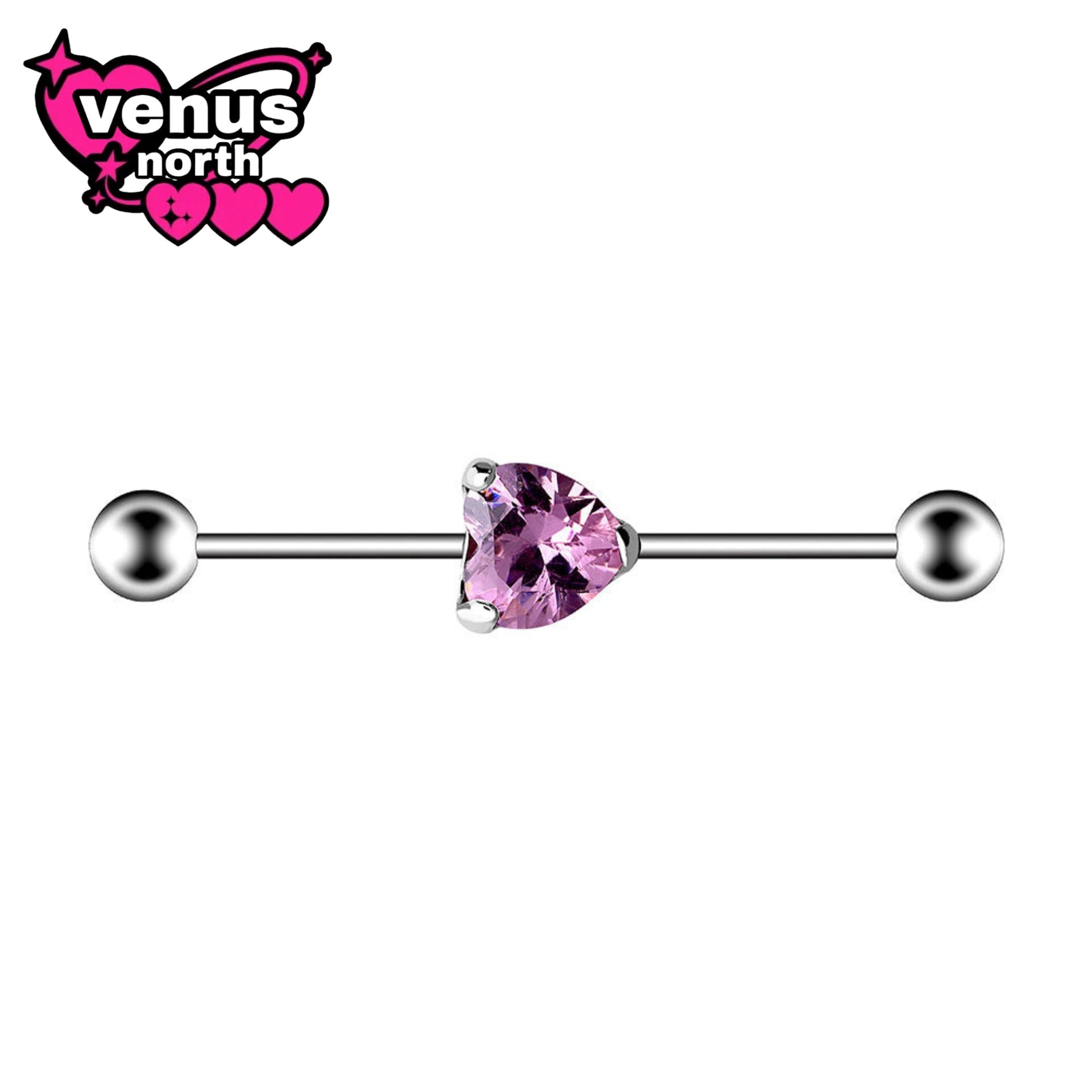 Flower & infinity industrial barbell - mix and match