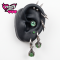 Green snake ear stack