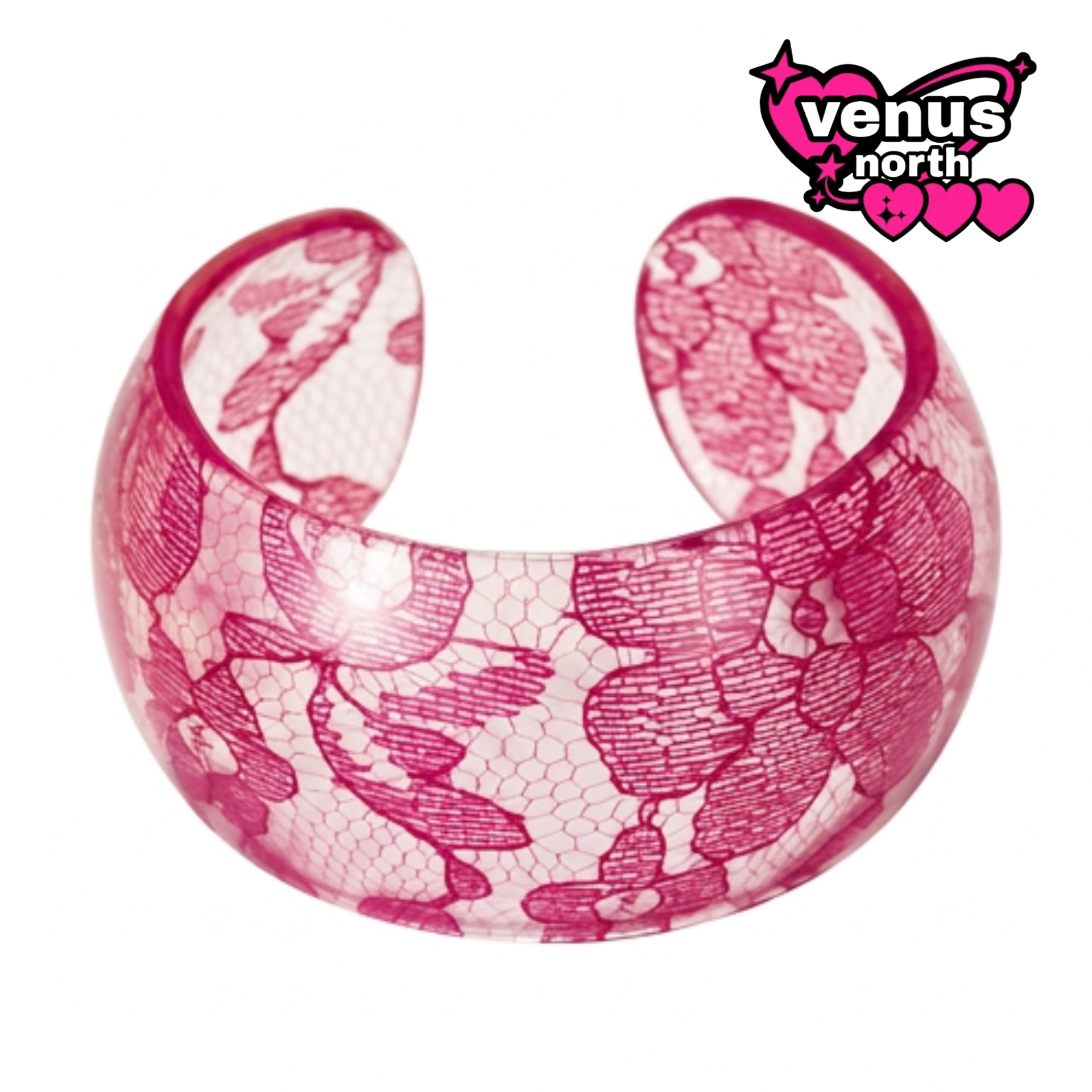 Lace print bangle