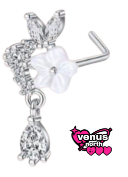 Dangle nose stud - mix and match