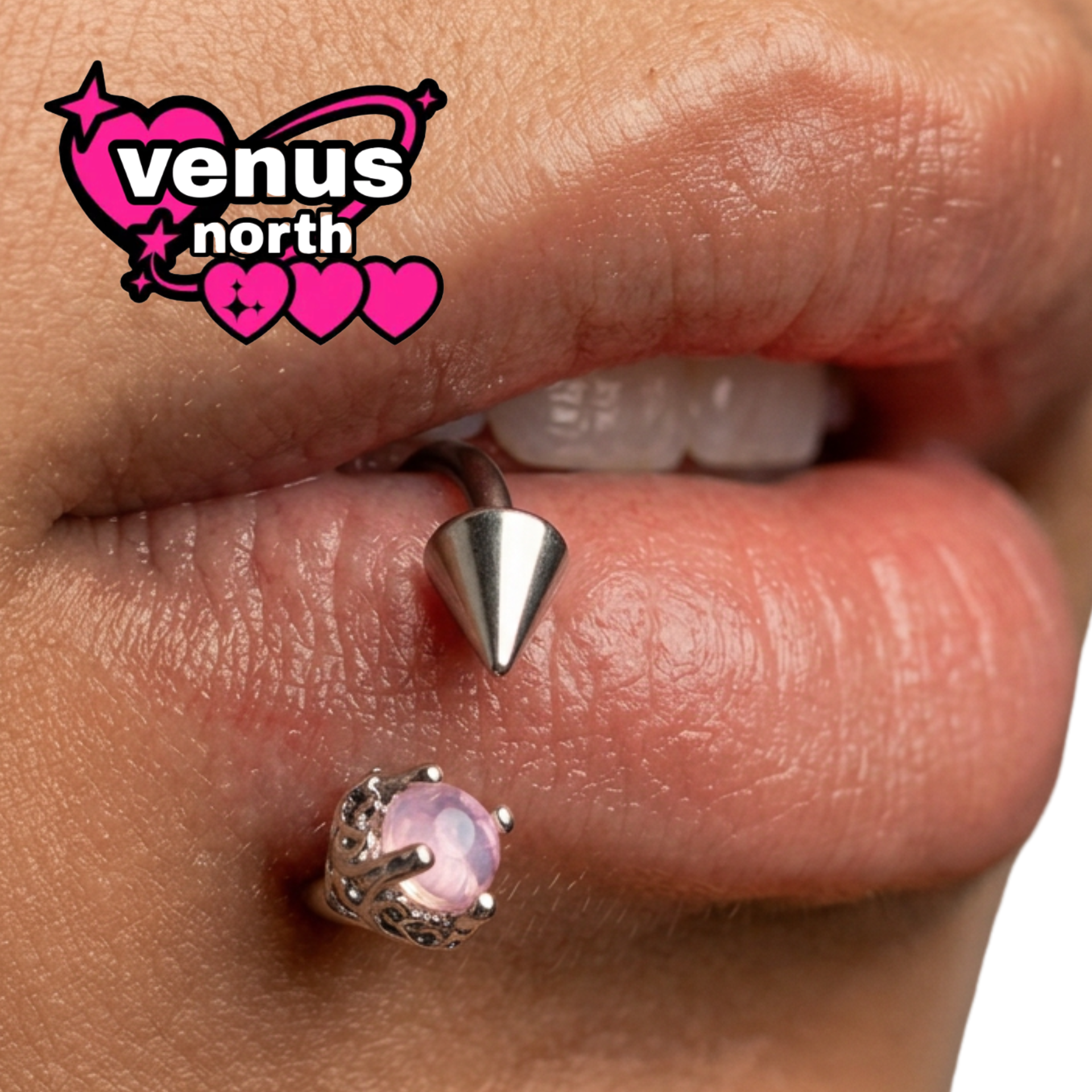 Dragon's claw lip ring