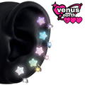 Ombre star horseshoe hoop