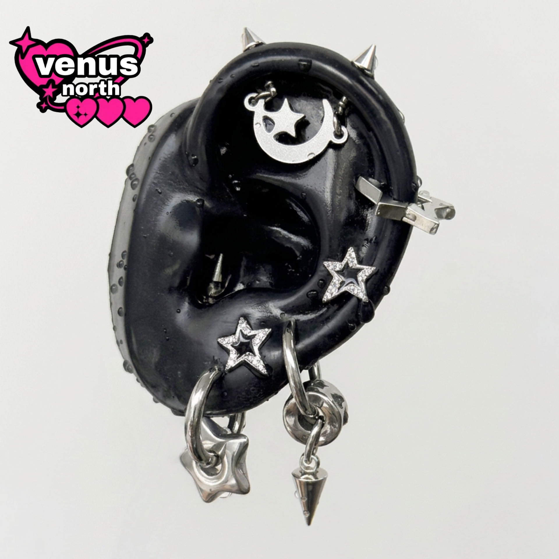 Star & moon ear set