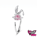 Bunny & star charm nose ring
