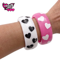 Heart print resin bangle