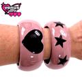 Star & heart bangle duo
