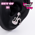Stars & guitars earrings