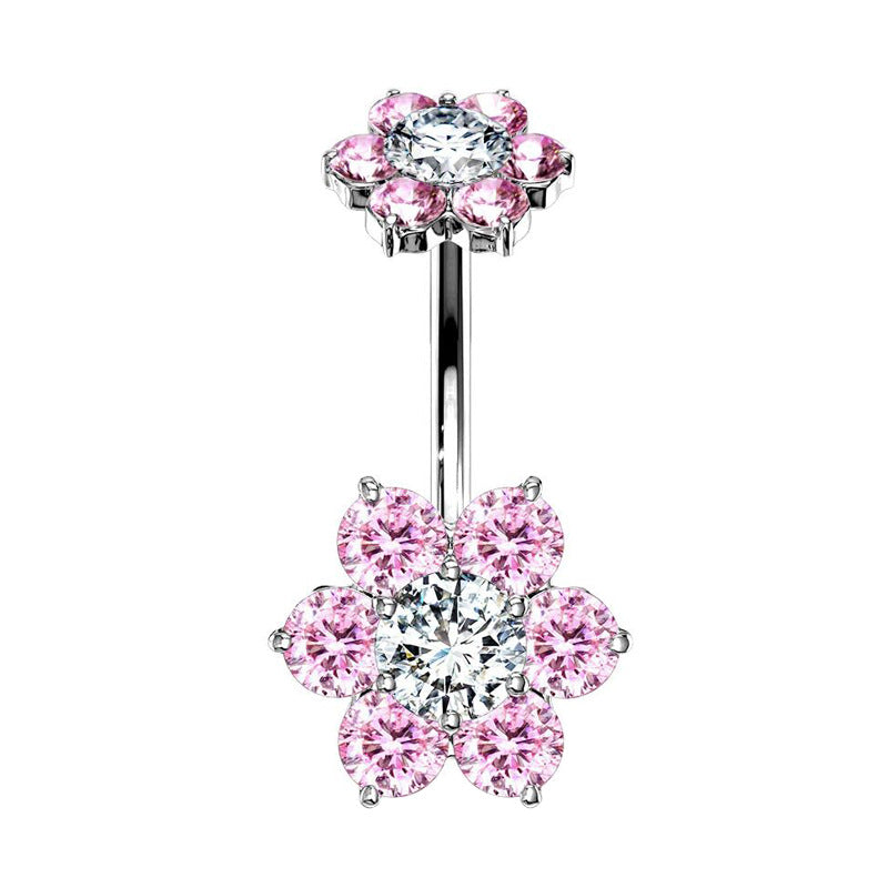 Pink mania! navel piercings