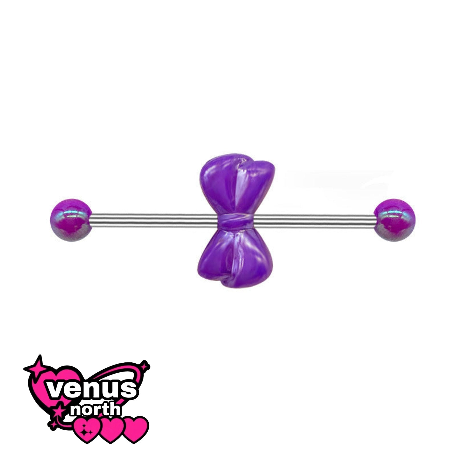 Bow industrial barbell