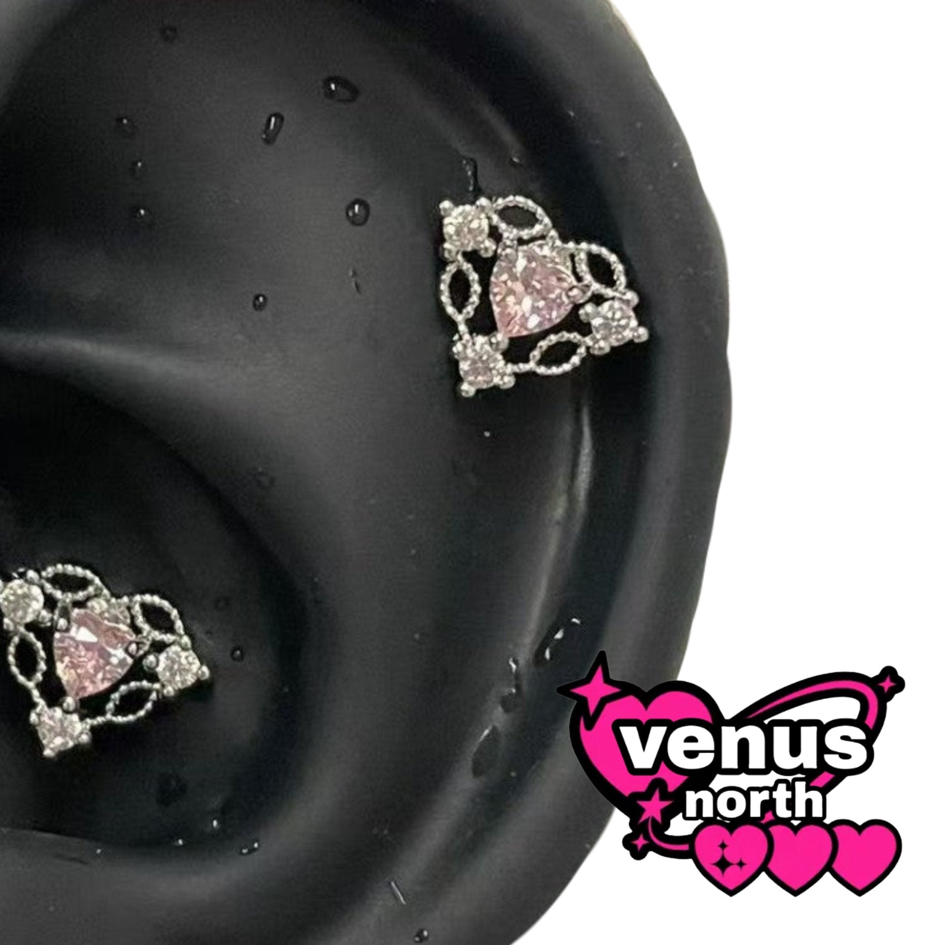 Niche design with a high-end feel, sweet and cool spicy girl style earrings for women, exquisite and versatile personalized ear bone studs, cow-shaped earrings, trendy earrings