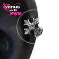 Cross cluster earring