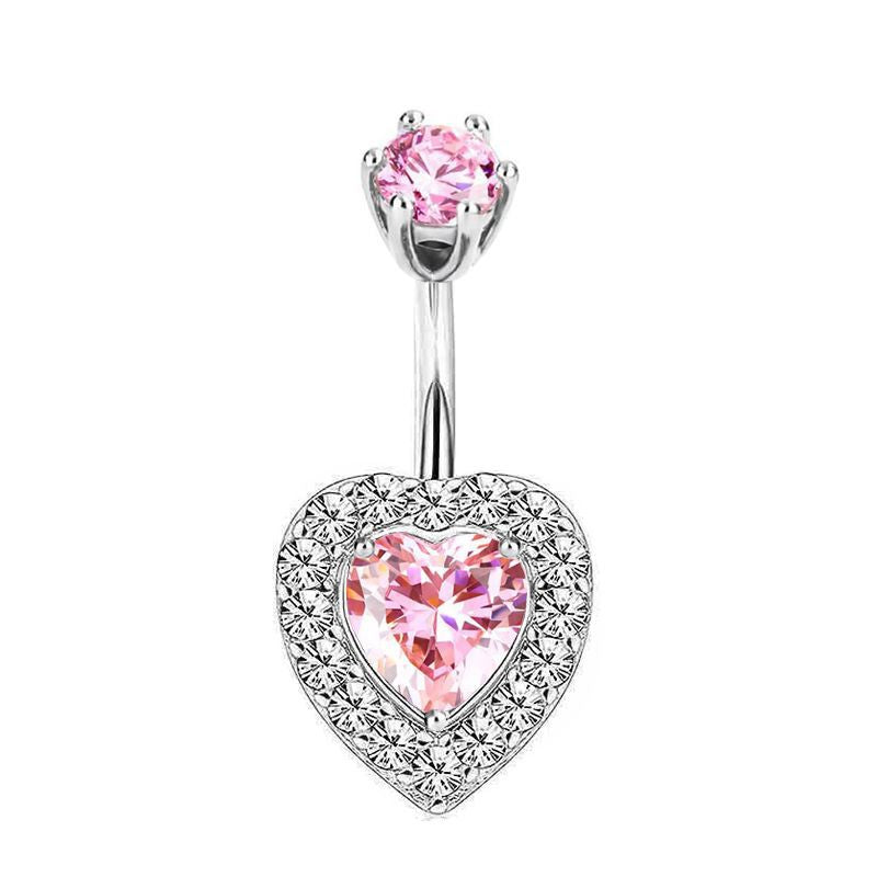 Pink mania! navel piercings