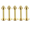 Spike & ball labret stud