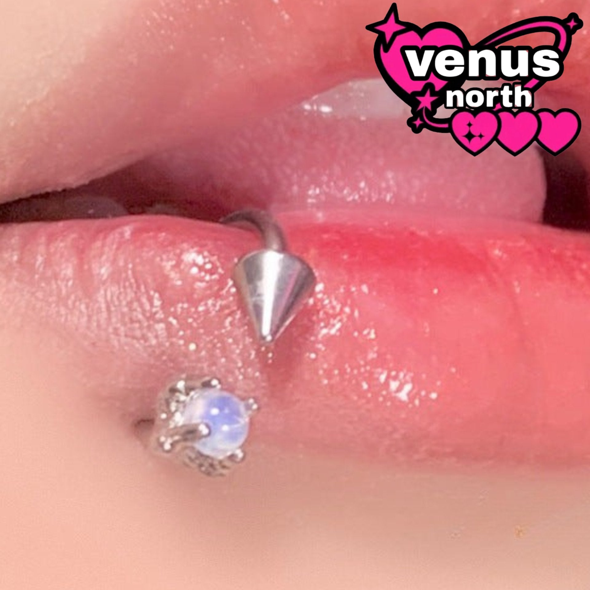 Dragon's claw lip ring