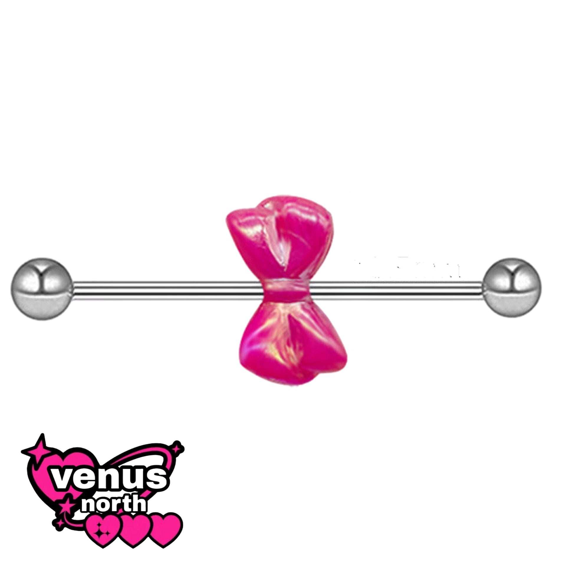 Bow industrial barbell