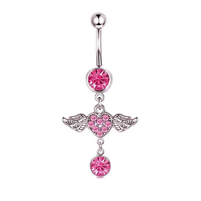 Pink mania! navel piercings