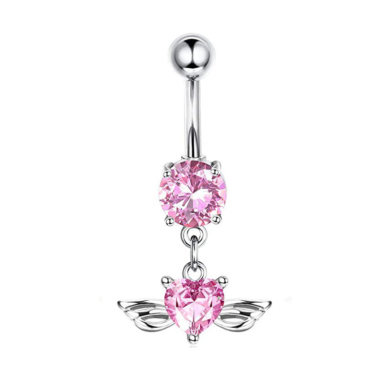 Pink mania! navel piercings