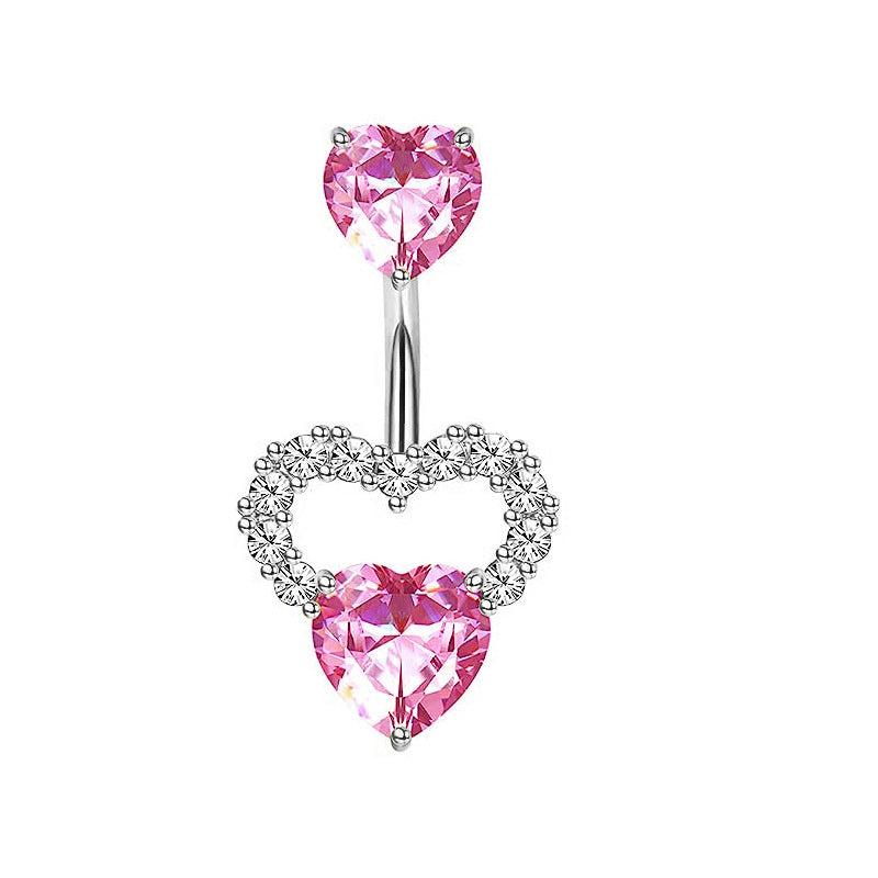 Pink mania! navel piercings