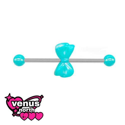 Bow industrial barbell