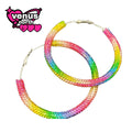 High-end rhinestone winding oversized earring earrings 2021 trendy Internet celebrity temperament European and American personality exaggerated earrings women