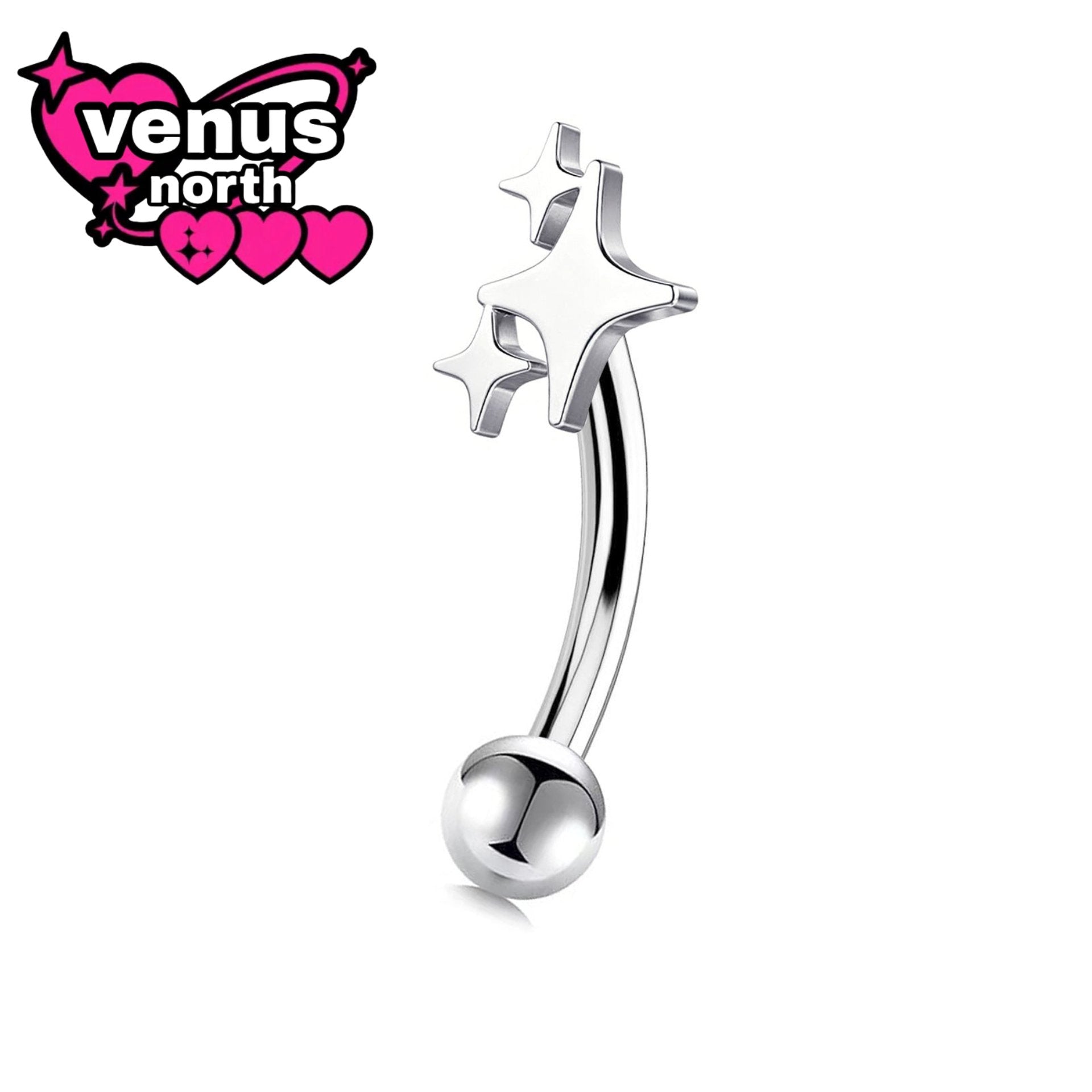 Charm curved barbell