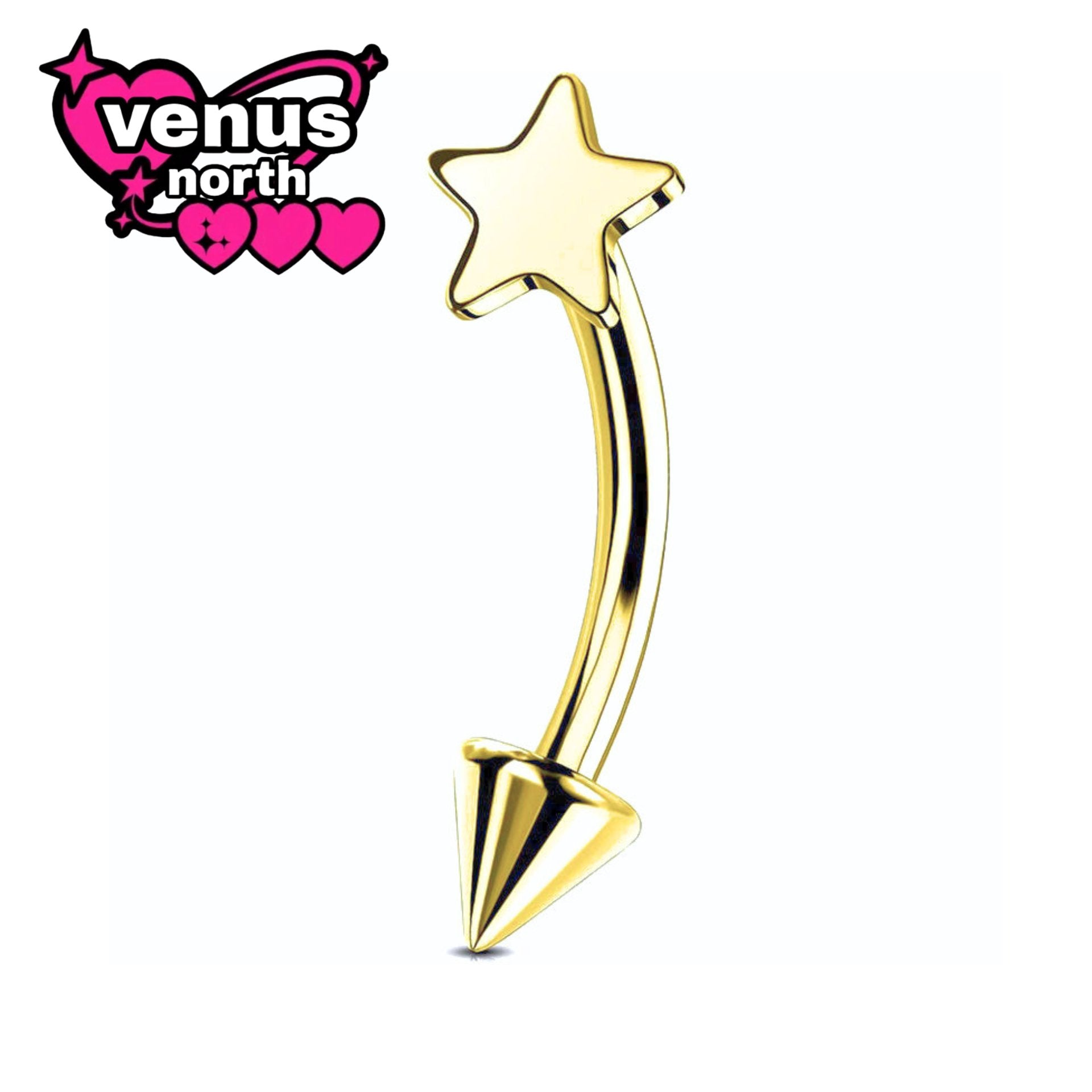 Charm curved barbell