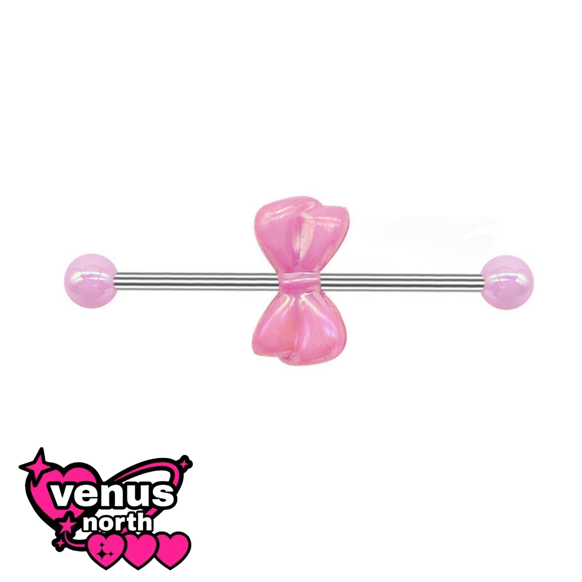 Bow industrial barbell