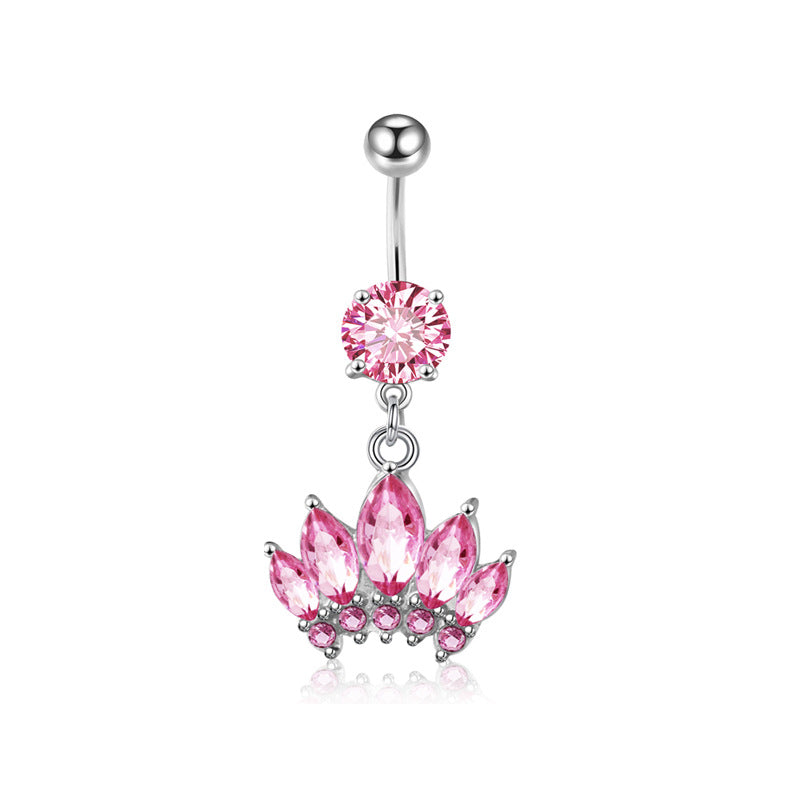 Pink mania! navel piercings
