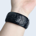 Chunky black bangle mix and match