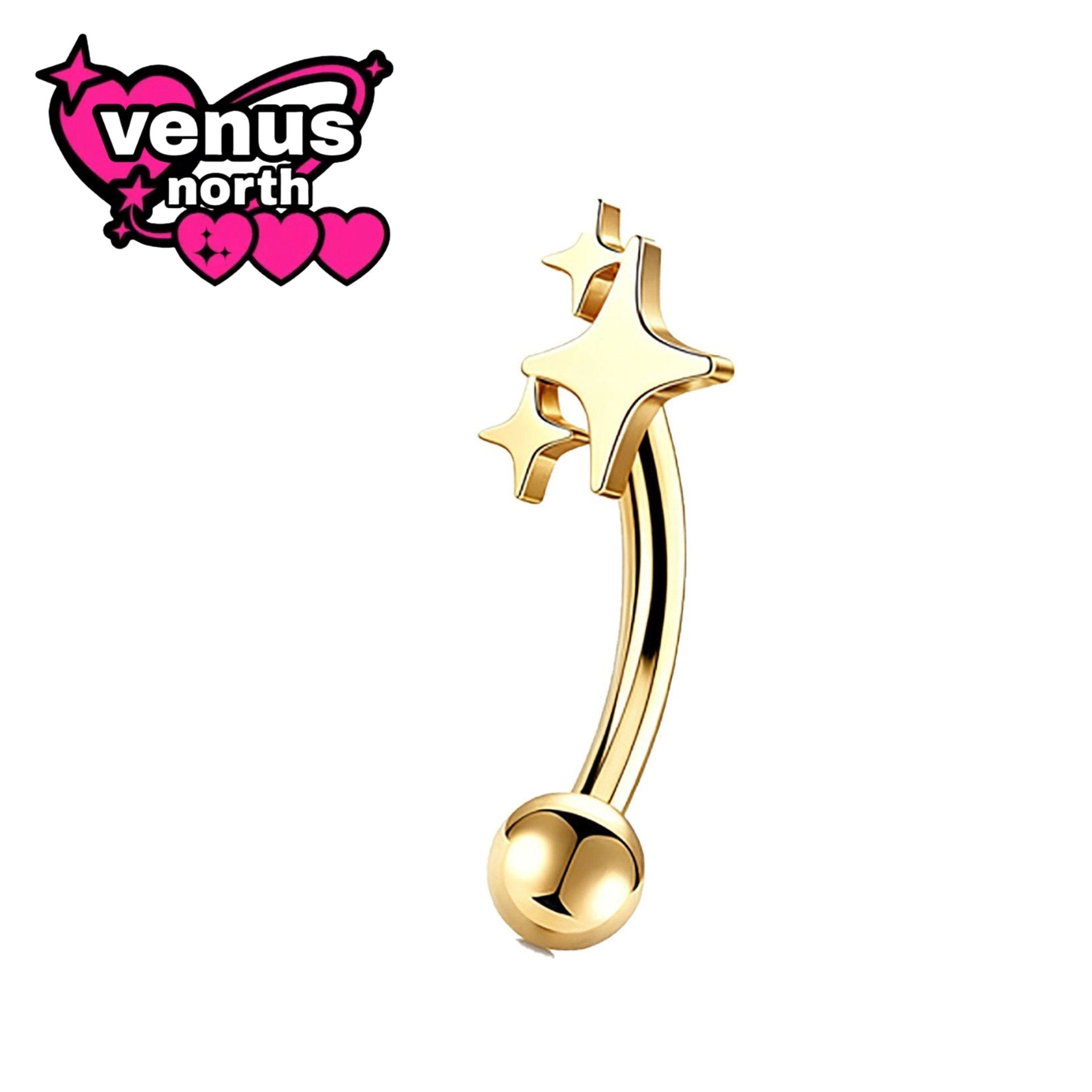 Charm curved barbell