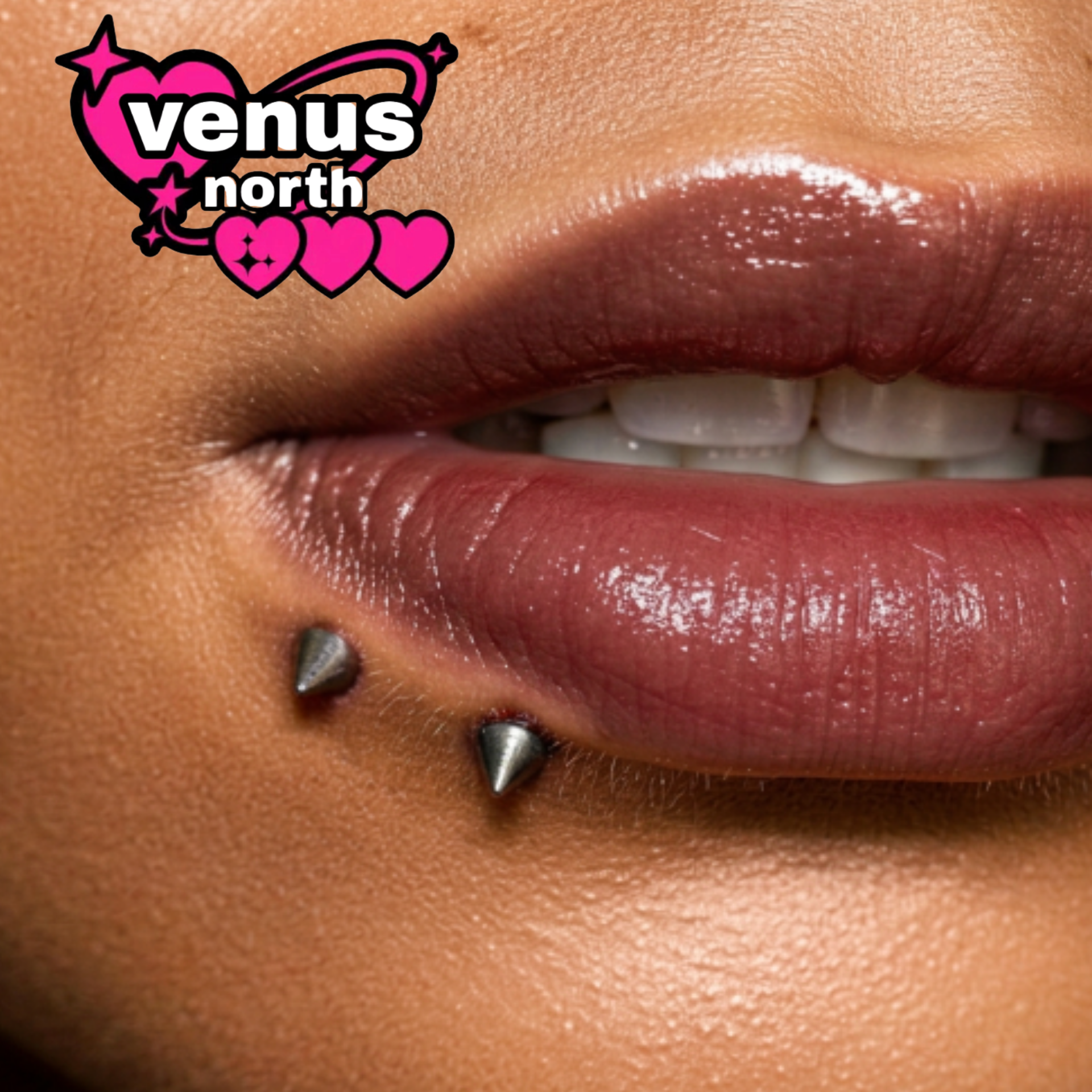 Spike labret stud
